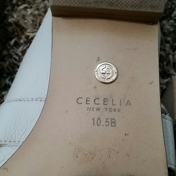 Cecelia New York Willard Buckle Flat Mule Sz 10.5 - Picture 5 of 6